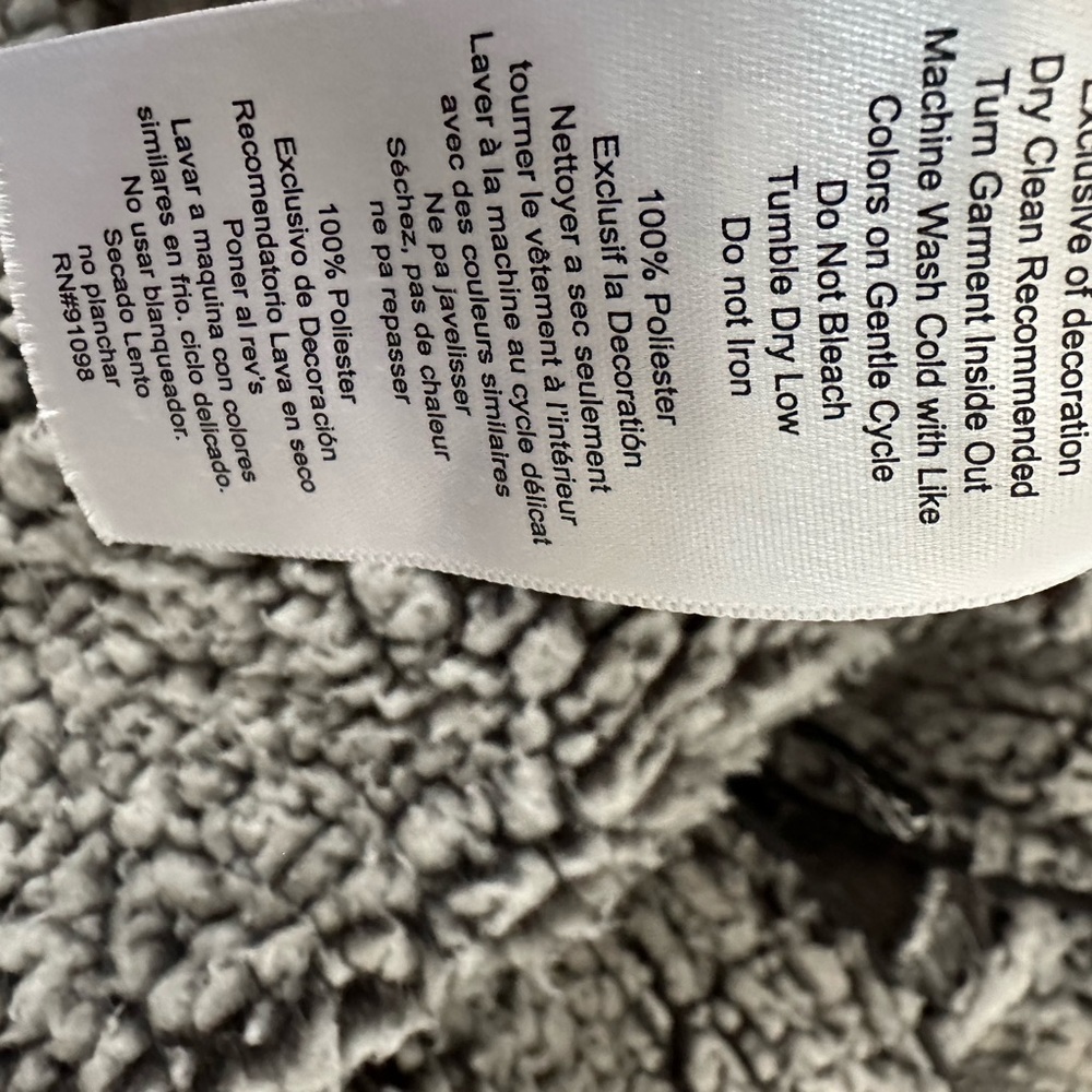 Gray Sherpa Pullover - Picture 10 of 14